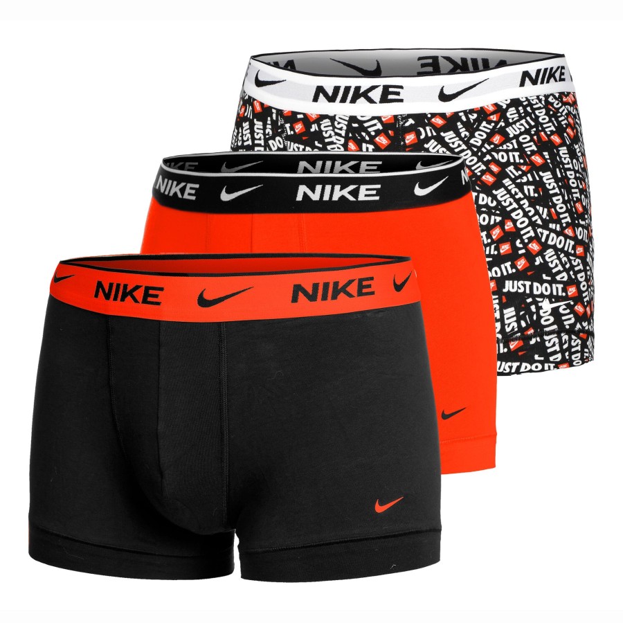 Tenniskleding Nike | Everyday Stretch Trunk Boxershort Verpakking 3 Stuks Heren Veelkleurig