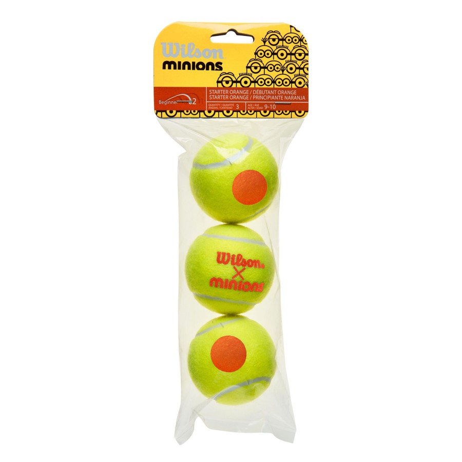 Tennisballen Wilson | Minions Stage 2 Verpakking 3 Stuks