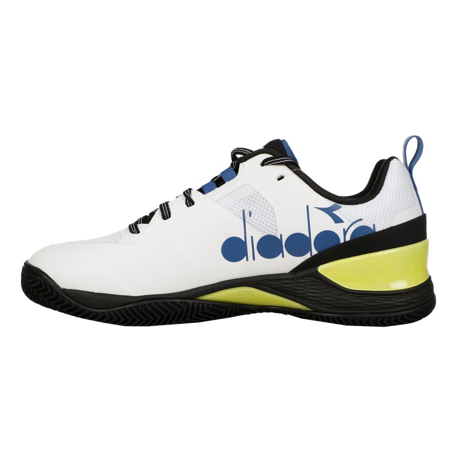 Tennisschoenen Diadora | Blushield Torneo 2 Gravelschoen Heren Wit, Zwart