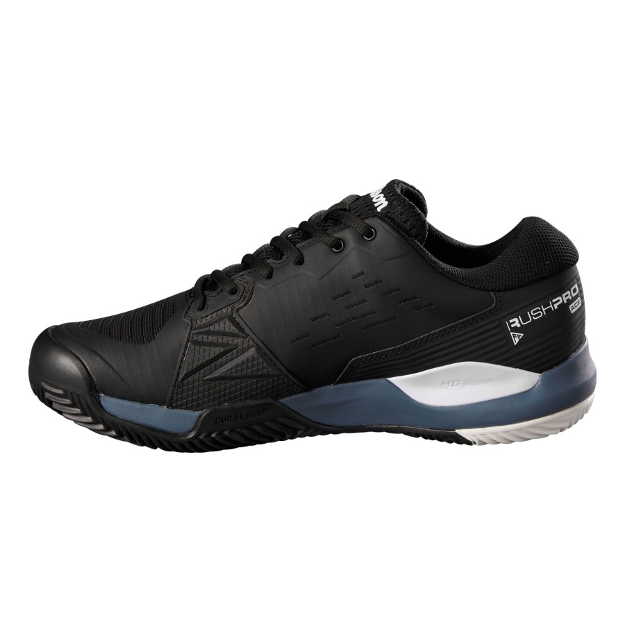 Tennisschoenen Wilson | Rush Pro Ace Gravelschoen Heren Zwart, Blauw