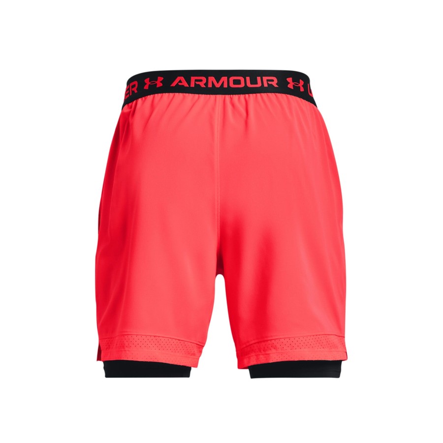 Tenniskleding Under Armour | Vanish Woven 2In3 Shorts Heren Koraal
