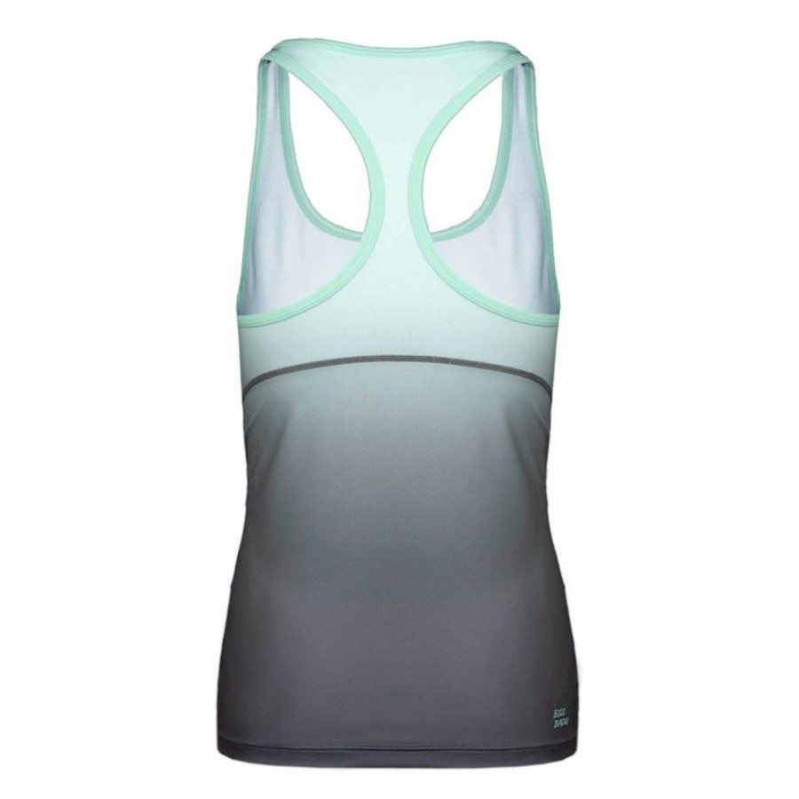 Tenniskleding BIDI BADU | Rhombo Move Printed Tanktop Dames Grijs