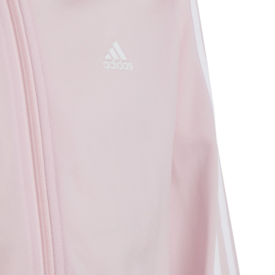 Tenniskleding adidas | 3-Stripes Tracksuit Trainingspak Meisjes Roze, Pink