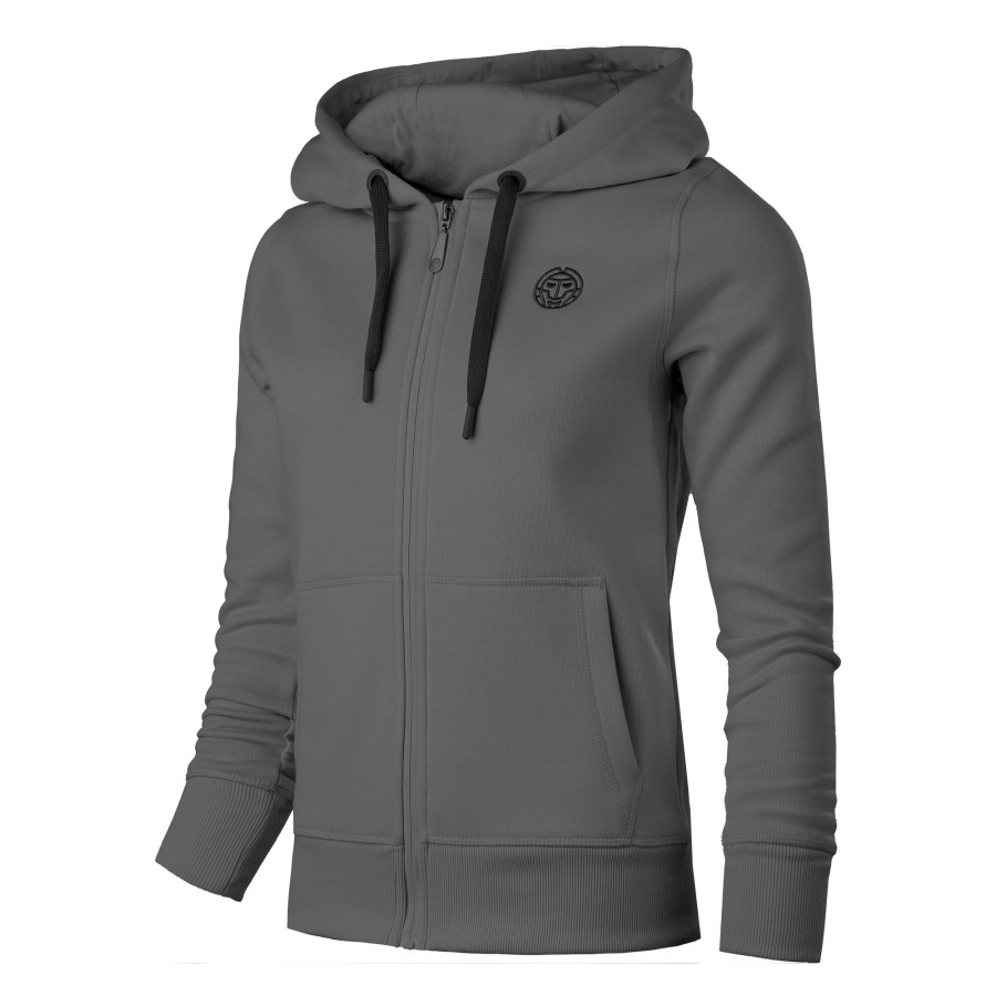 Tenniskleding BIDI BADU | Dalila Basic Tracksuit Trainingspak Dames Donkergrijs