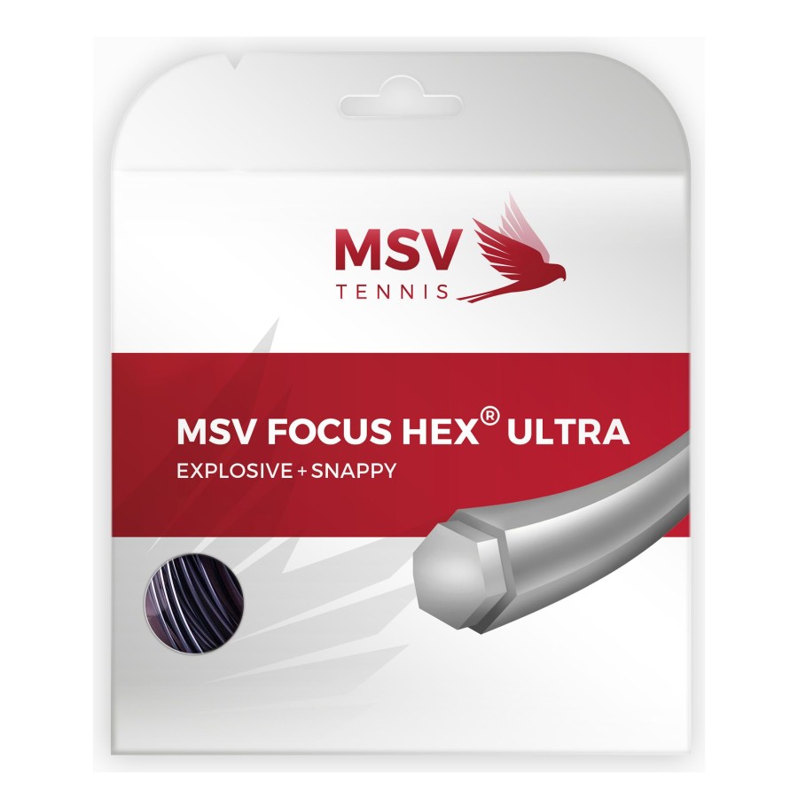 Tennissnaren MSV | Focus-Hex Ultra Set Snaren 12,2M