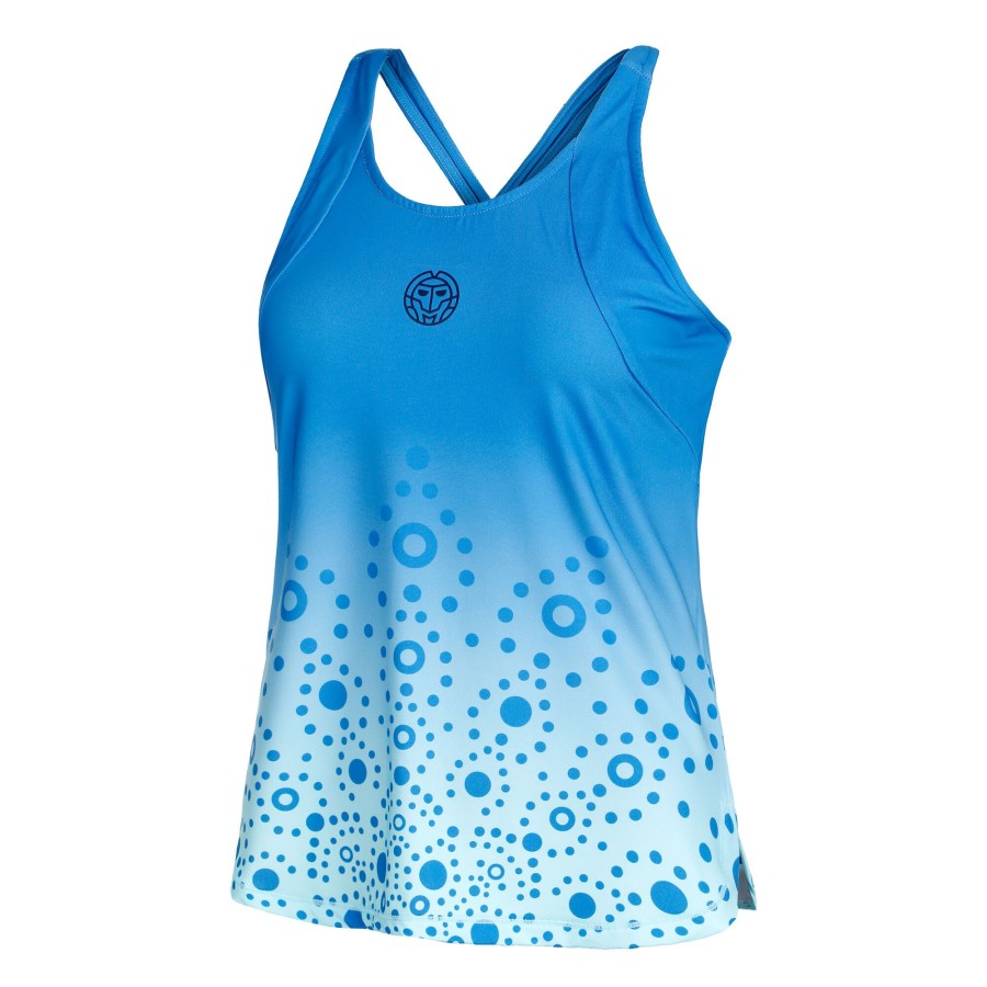 Tenniskleding BIDI BADU | Colortwist Tanktop Dames Blauw, Turkoois