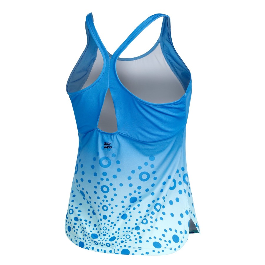 Tenniskleding BIDI BADU | Colortwist Tanktop Dames Blauw, Turkoois