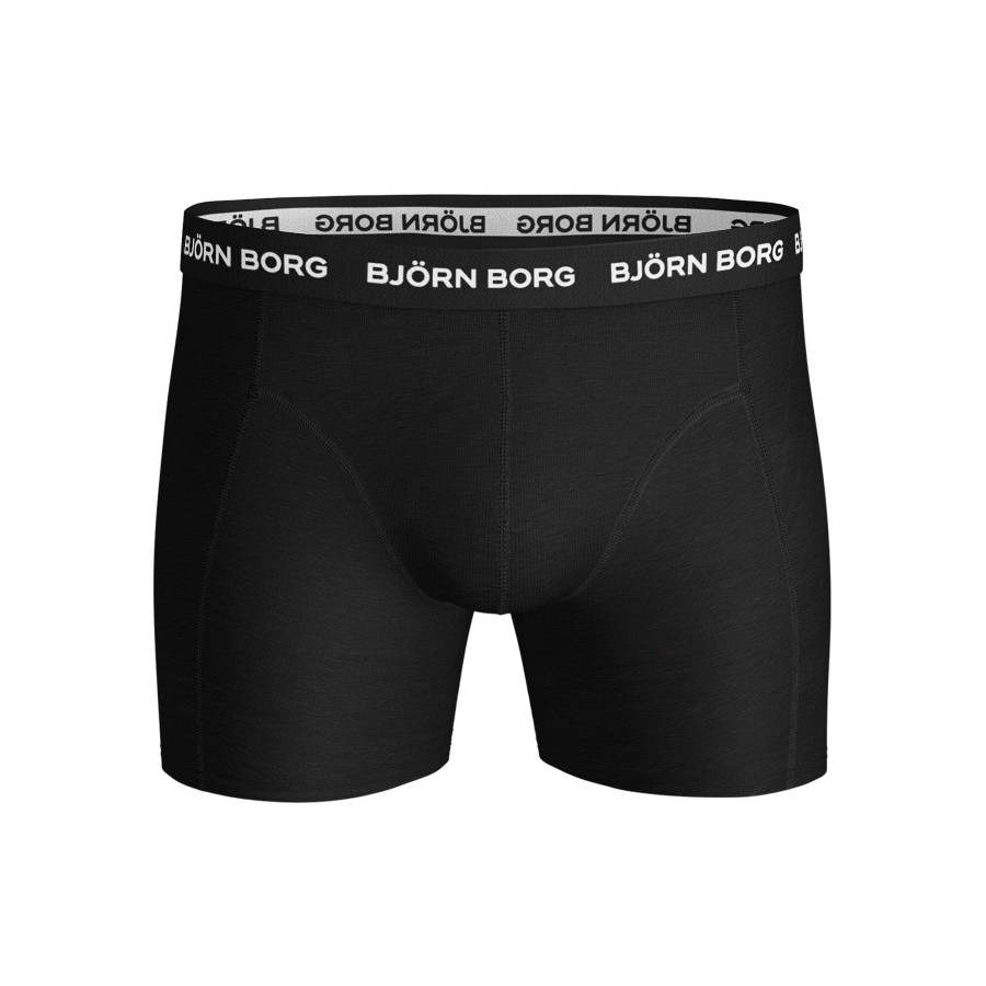 Tenniskleding Björn Borg | Sammy Boxershort Verpakking 3 Stuks Heren Zwart, Wit