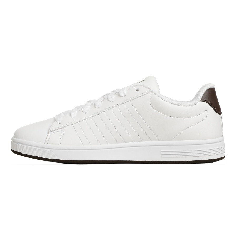 Tennisschoenen K-Swiss | Court Shield Vrijtijdsschoen Heren Wit, Groen