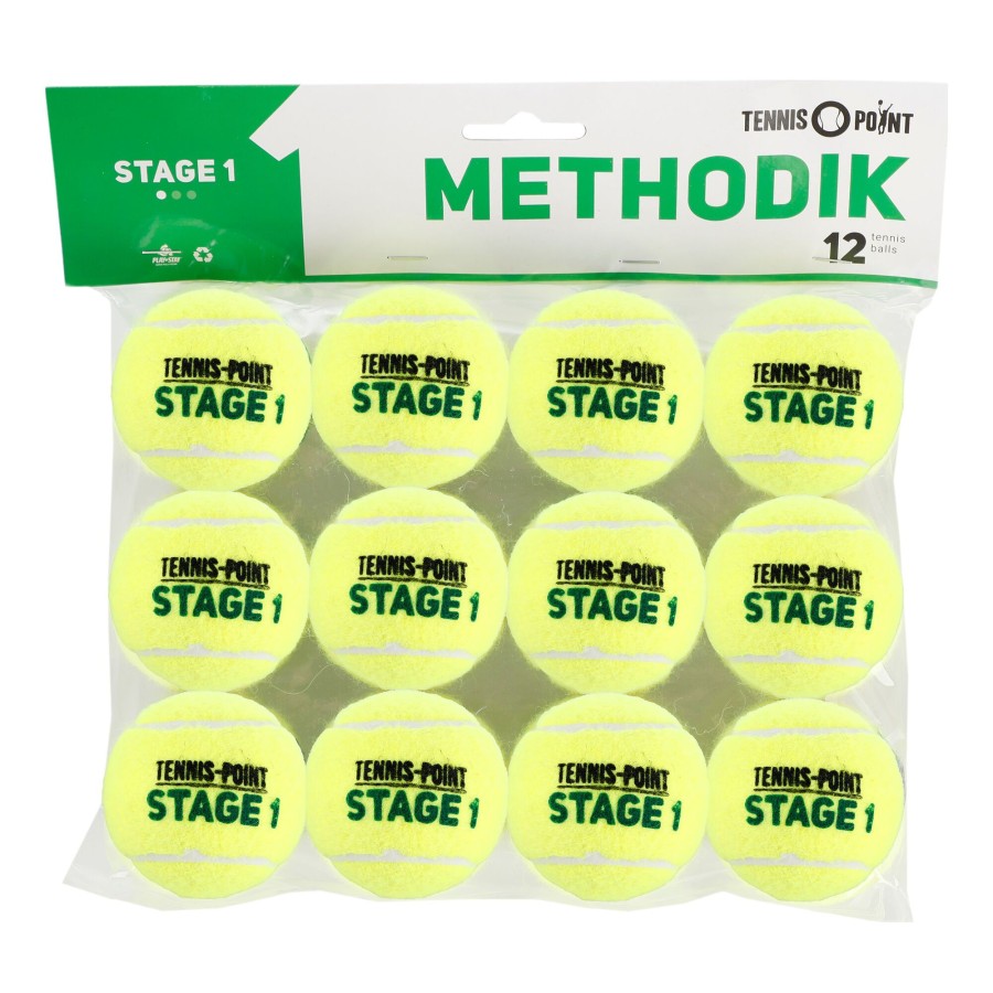 Tennisballen Tennis-Point | Stage 1 Zak 12 Stuks