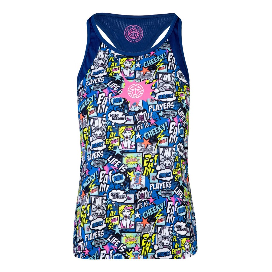 Tenniskleding BIDI BADU | Aluna Tech Tanktop Dames Veelkleurig