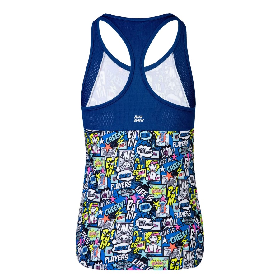 Tenniskleding BIDI BADU | Aluna Tech Tanktop Dames Veelkleurig