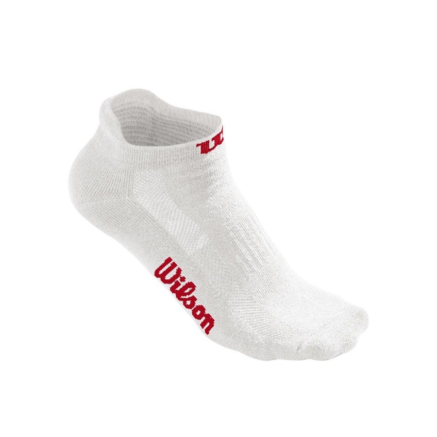 Tenniskleding Wilson | No Show Tennissokken Dames Wit