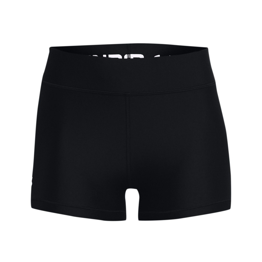 Tenniskleding Under Armour | Heatgear Mid Rise Short Voor Tennisballen Dames Zwart, Wit