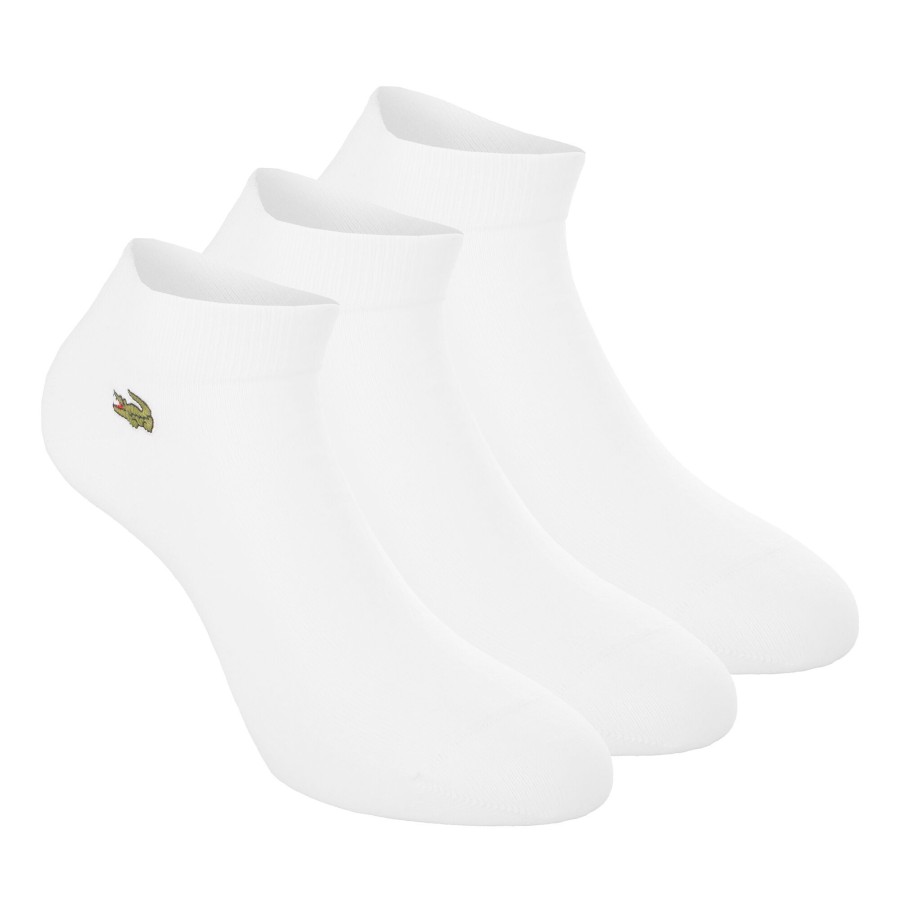 Tenniskleding Lacoste | Performance Core Tennissokken Verpakking 3 Stuks Wit