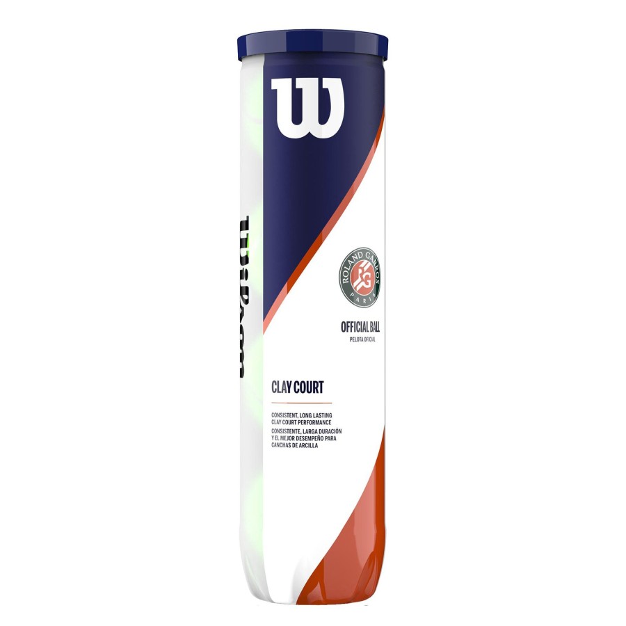 Tennisballen Wilson | Roland Garros Official Verpakking 4 Stuks