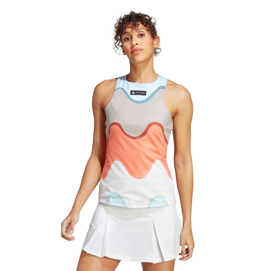 Tenniskleding adidas | Marimekko Tanktop Dames Veelkleurig