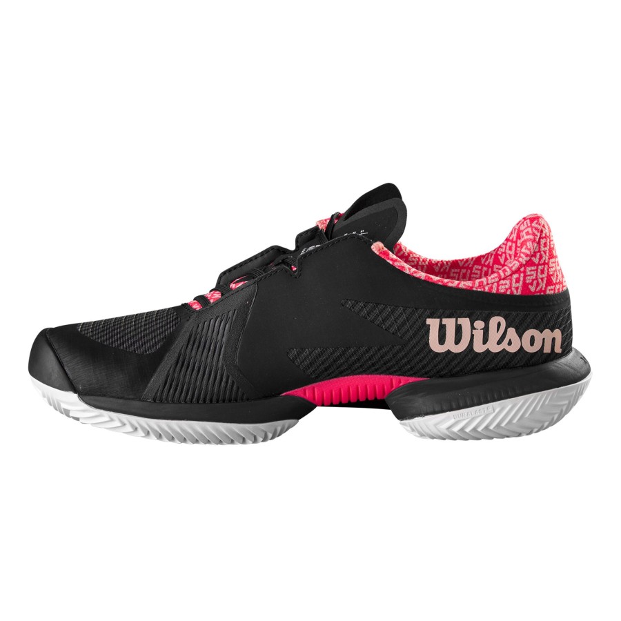 Tennisschoenen Wilson | Kaos Swift 1.5 Gravelschoen Dames Zwart, Koraal