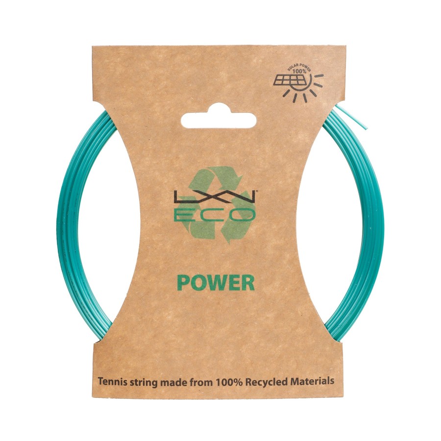 Tennissnaren Luxilon | Eco Power Set Snaren 12,2M Petrolblauw