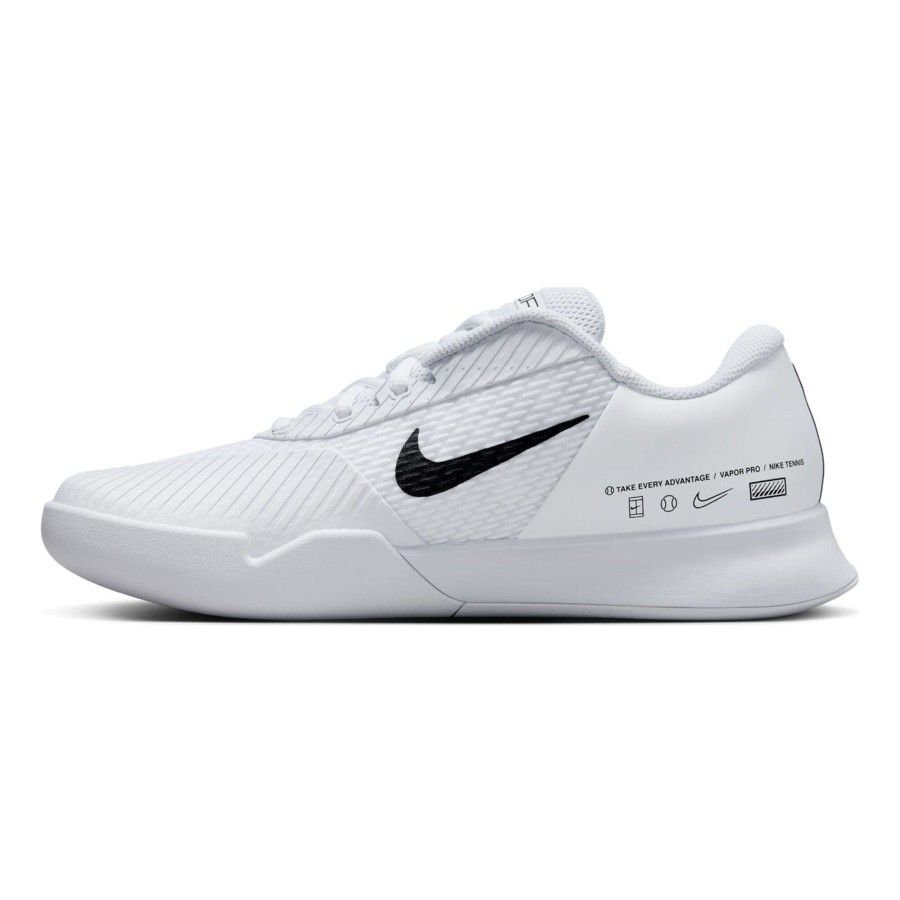Tennisschoenen Nike | Zoom Vapor Pro 2 Tennisschoen Tapijt Heren Wit, Zwart