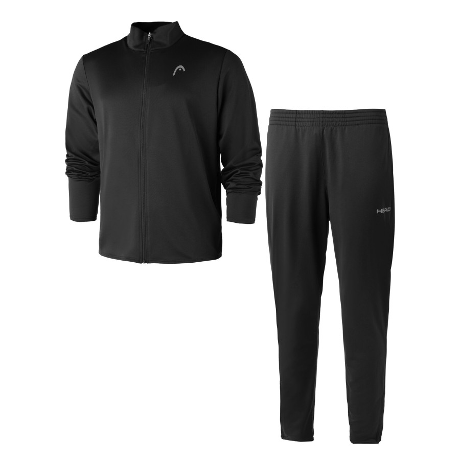 Tenniskleding HEAD | Easy Court Trainingspak Heren Zwart