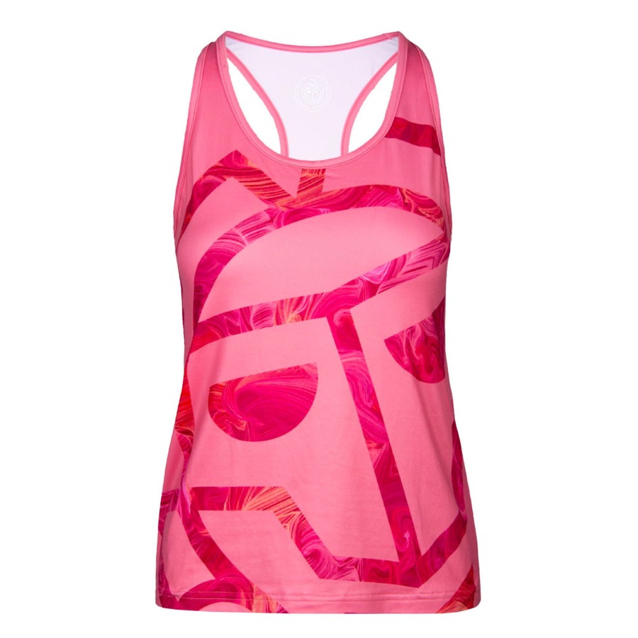 Tenniskleding BIDI BADU | Alika Lifestyle Tanktop Dames Pink, Veelkleurig