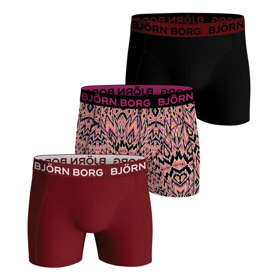 Tenniskleding Björn Borg | Cotton Stretch Boxershort Verpakking 3 Stuks Heren