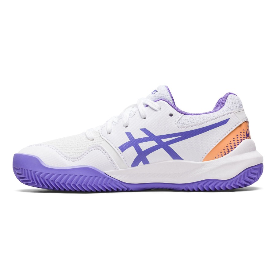 Tennisschoenen ASICS | Gel-Resolution 9 Gs Gravelschoen Kinderen Wit, Paars