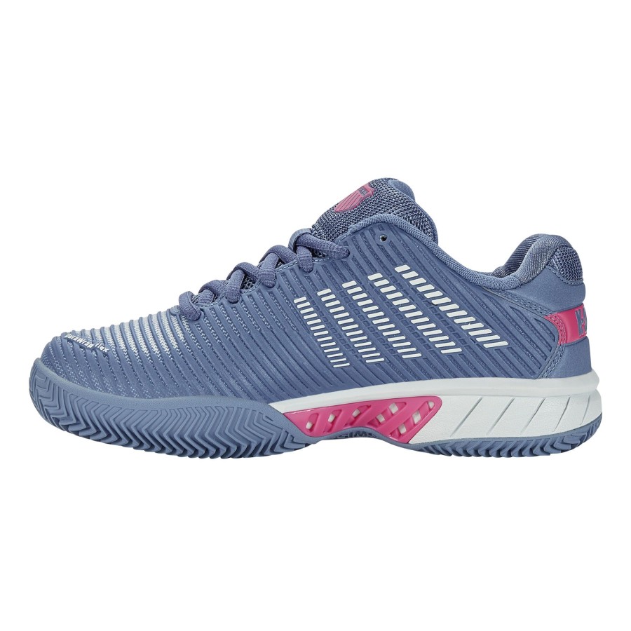 Tennisschoenen K-Swiss | Hypercourt Express 2 Gravelschoen Dames Mauve, Blauw-Grijs