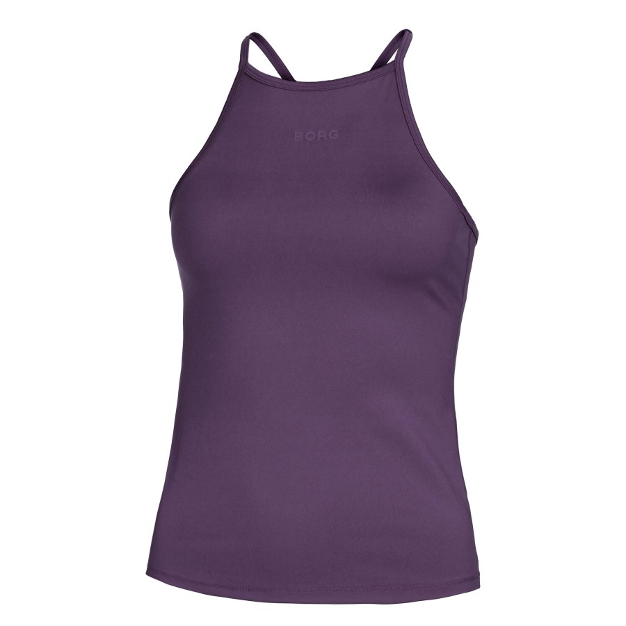 Tenniskleding Björn Borg | Borg Strap Tanktop Dames Paars