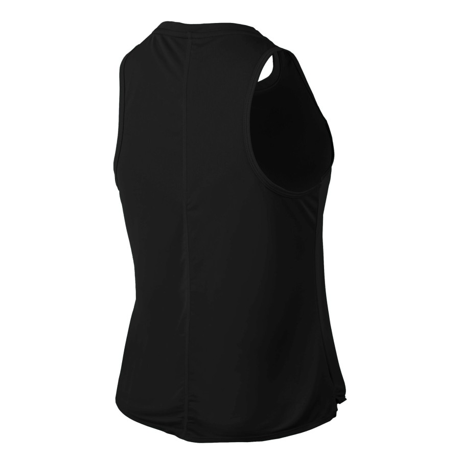Tenniskleding Nike | Dri-Fit One Standard Fit Tanktop Dames Zwart, Wit