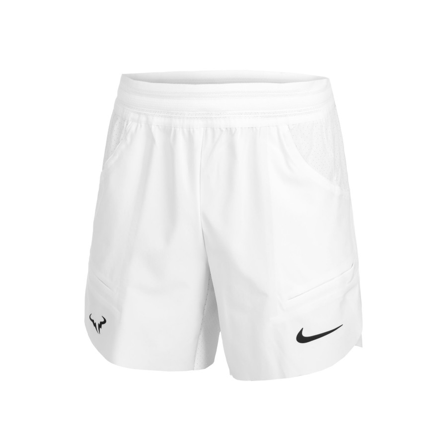 Tenniskleding Nike | Dri-Fit Rafa Mnk 7In Shorts Heren Wit