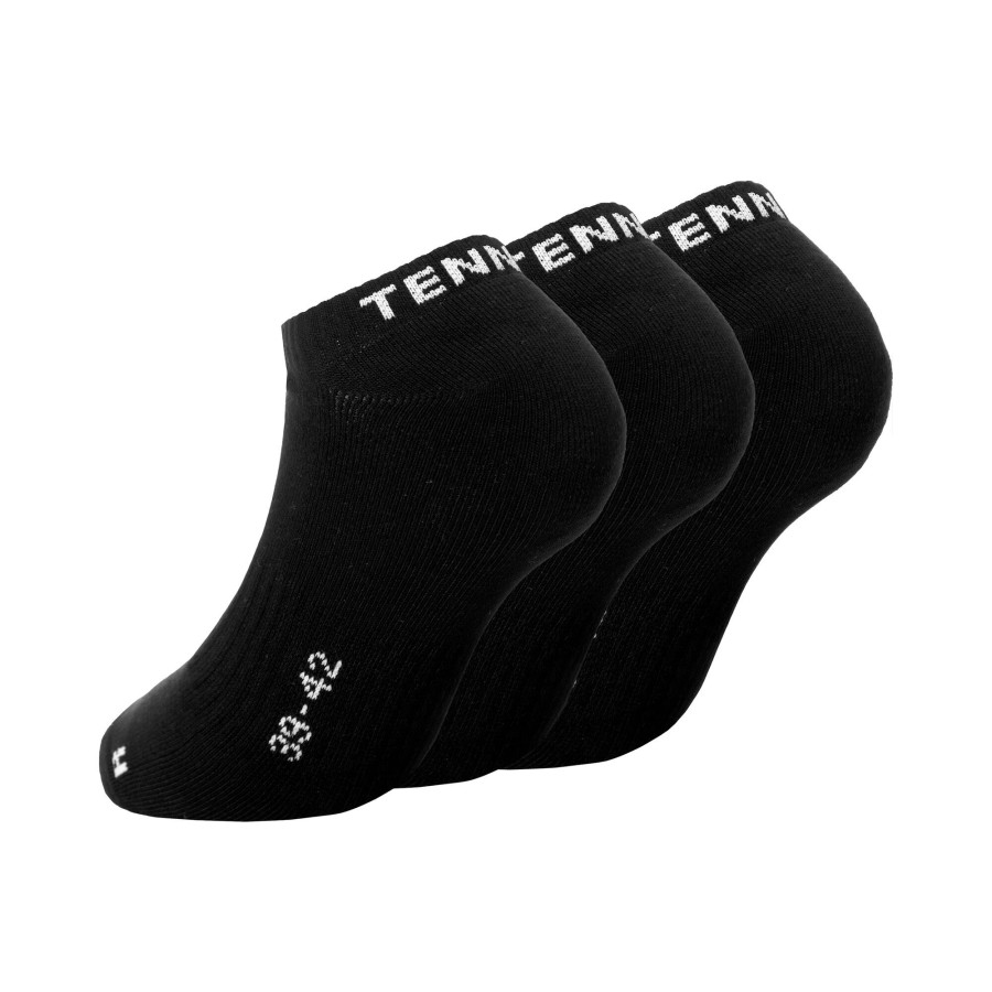 Tenniskleding Tennis-Point | Tennissokken Verpakking 3 Stuks Zwart