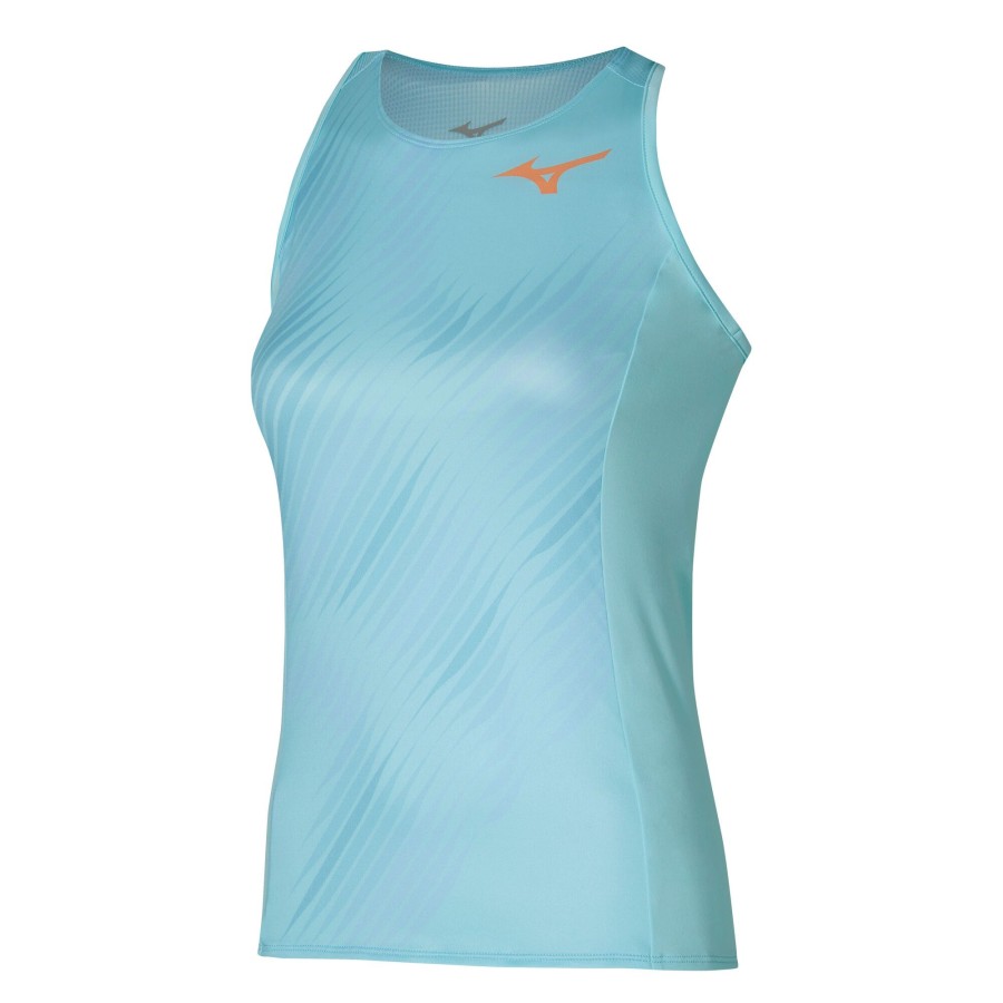 Tenniskleding Mizuno | Printed Tanktop Dames