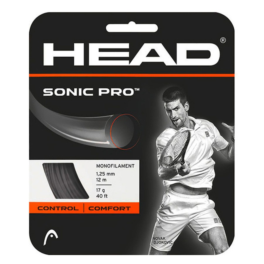 Tennissnaren HEAD | Sonic Pro Set Snaren 12M Zwart