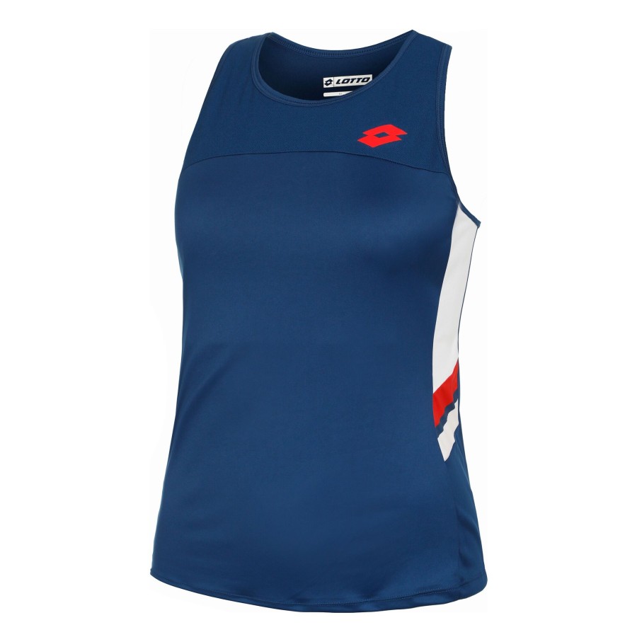 Tenniskleding Lotto | Squadra Iii Tanktop Dames Blauw