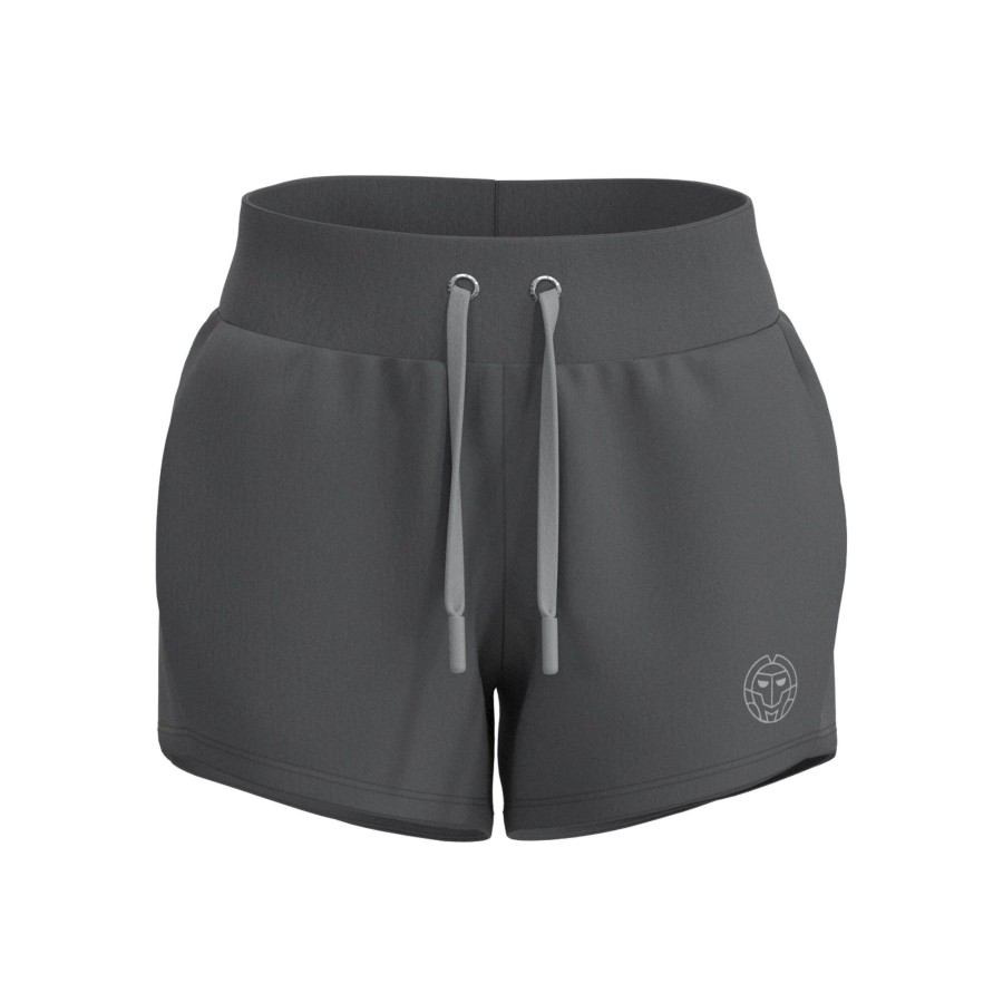 Tenniskleding BIDI BADU | Chill Shorts Dames Donkergrijs