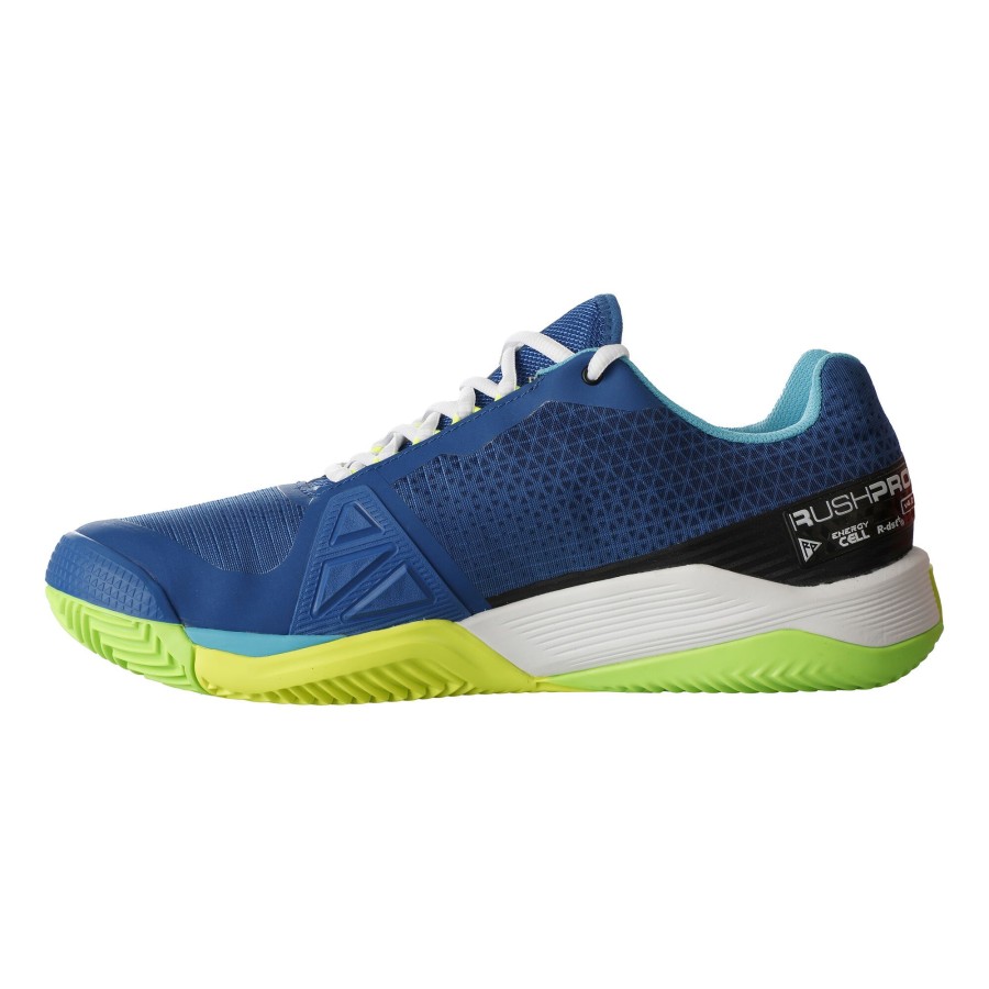 Tennisschoenen Wilson | Rush 4.0 Gravelschoen Heren Blauw, Zwart