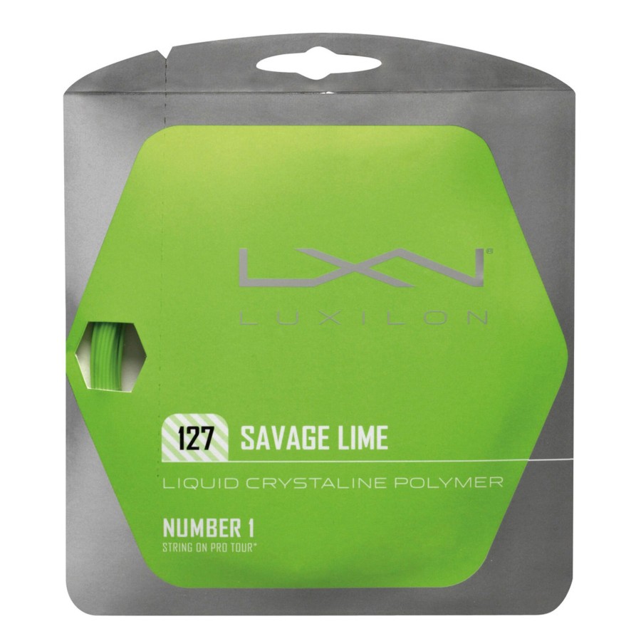 Tennissnaren Luxilon | Savage Lime Set Snaren 12,2M