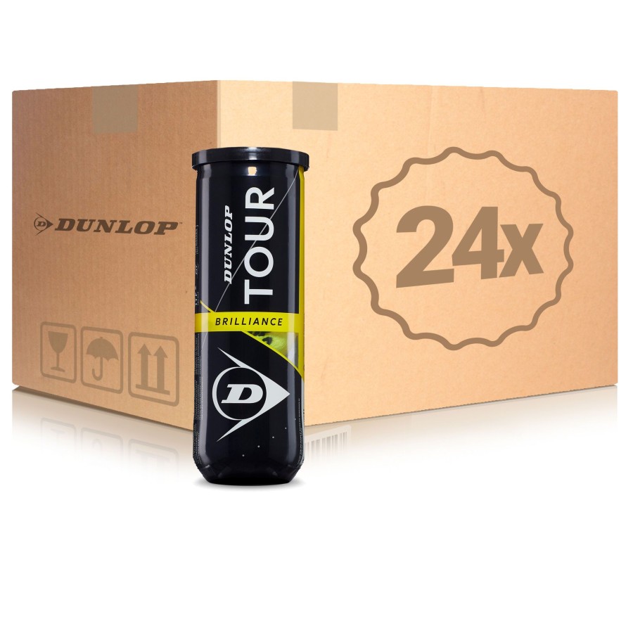 Tennisballen Dunlop | Dtb Tour Brilliance 24X Verpakking 3 Stuks In Een Doos