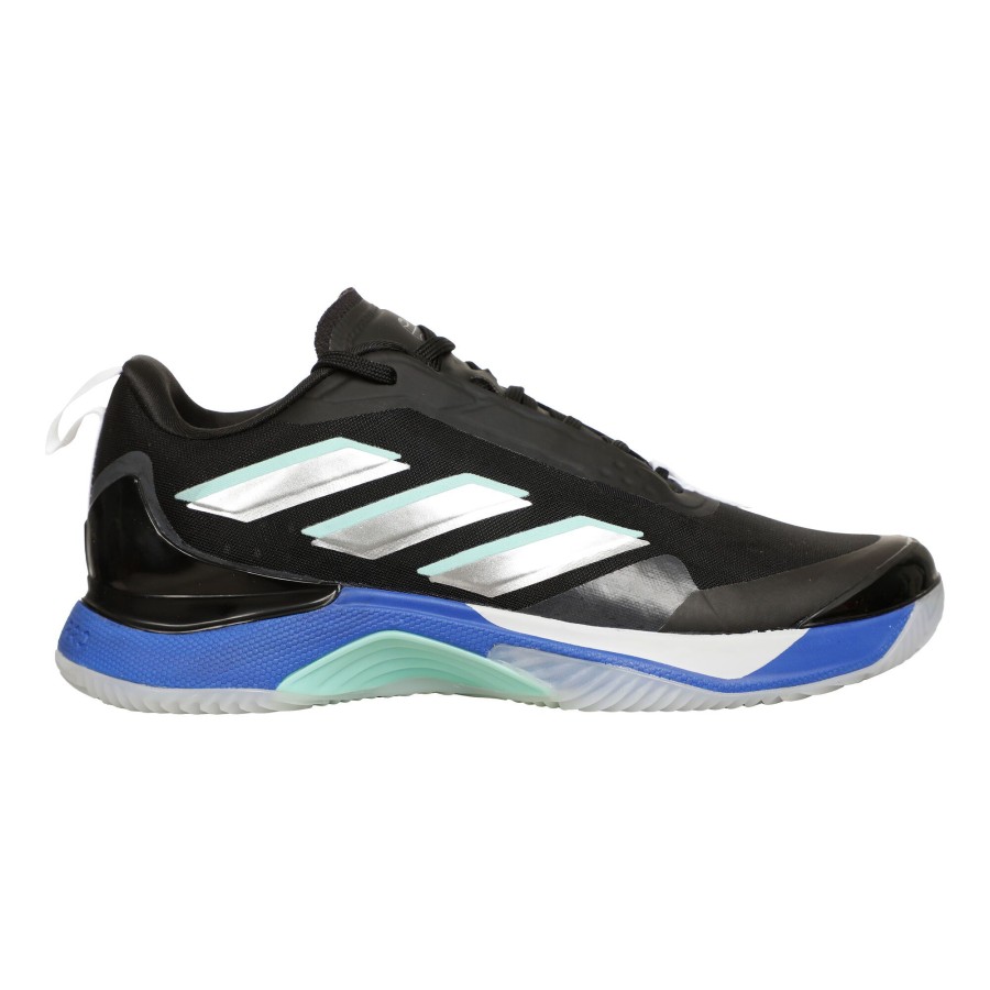 Tennisschoenen adidas | Avacourt Gravelschoen Dames Zwart, Zilver