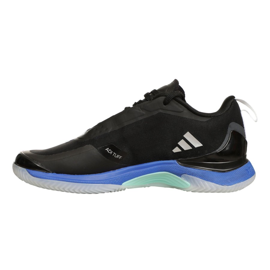 Tennisschoenen adidas | Avacourt Gravelschoen Dames Zwart, Zilver