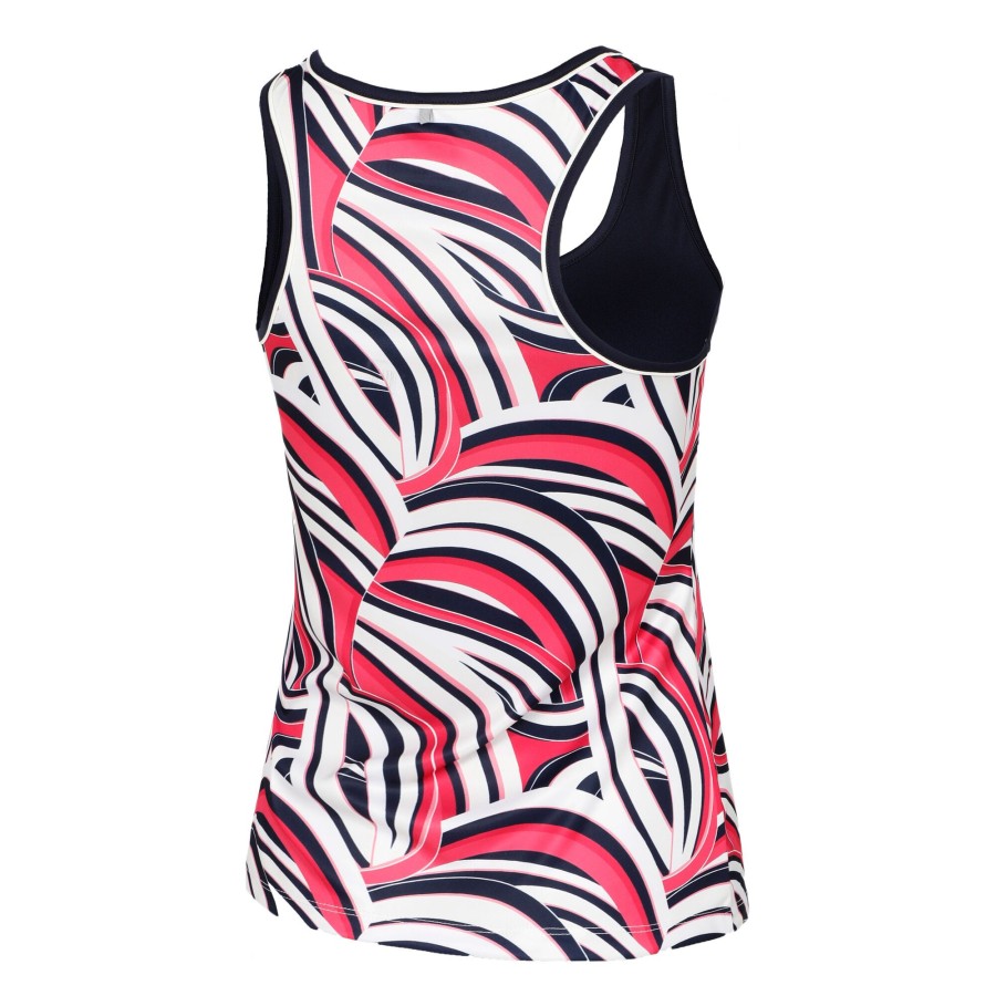 Tenniskleding Fila | Maria Tanktop Dames Zwart, Veelkleurig