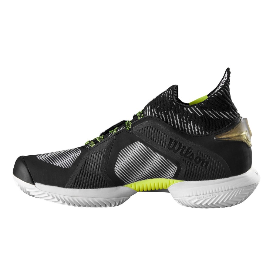 Tennisschoenen Wilson | Kaos Rapide Sft Gravelschoen Heren Zwart, Neongeel