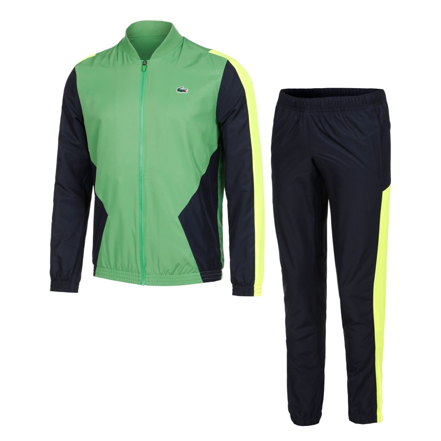 Tenniskleding Lacoste | Trainingspak Heren Groen, Geel
