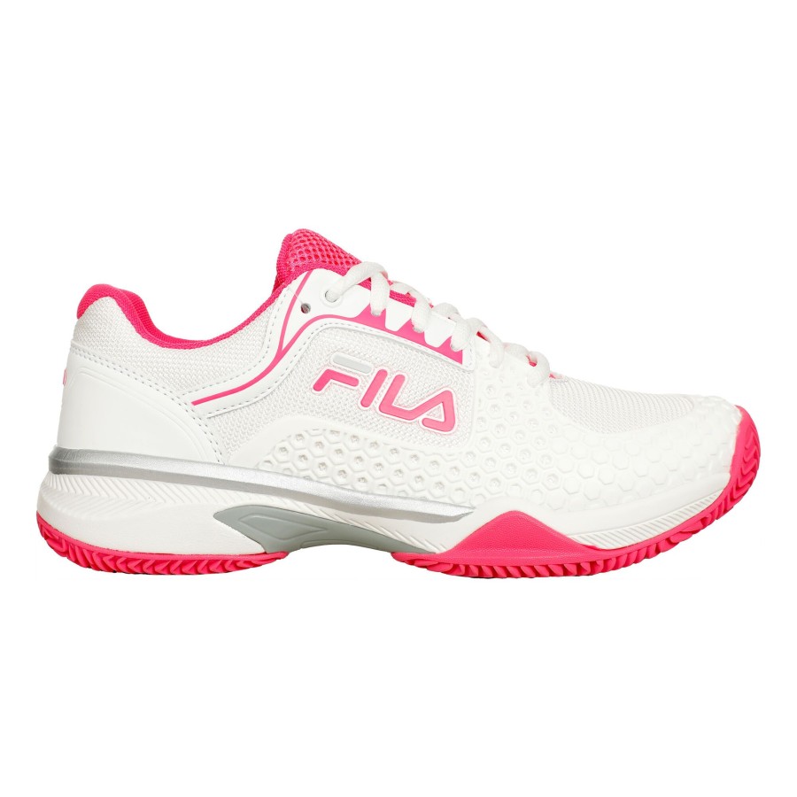 Tennisschoenen Fila | Sabbia Lite Clay Gravelschoen Dames Wit, Pink