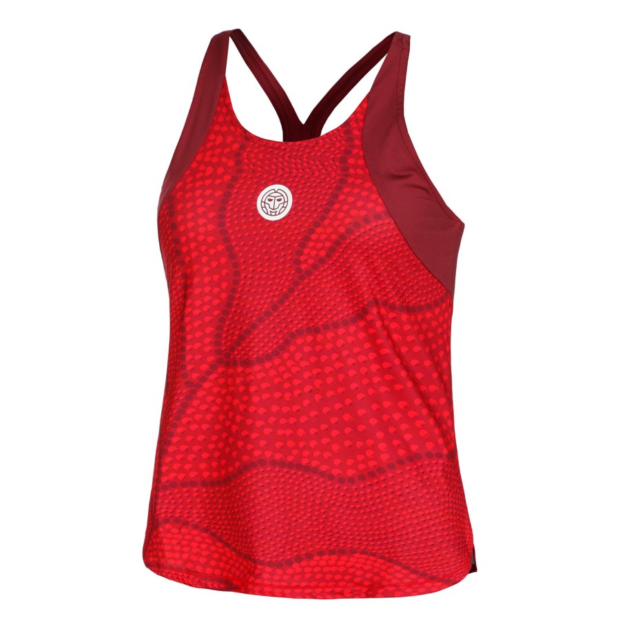 Tenniskleding BIDI BADU | Protected Leafs Tanktop Meisjes