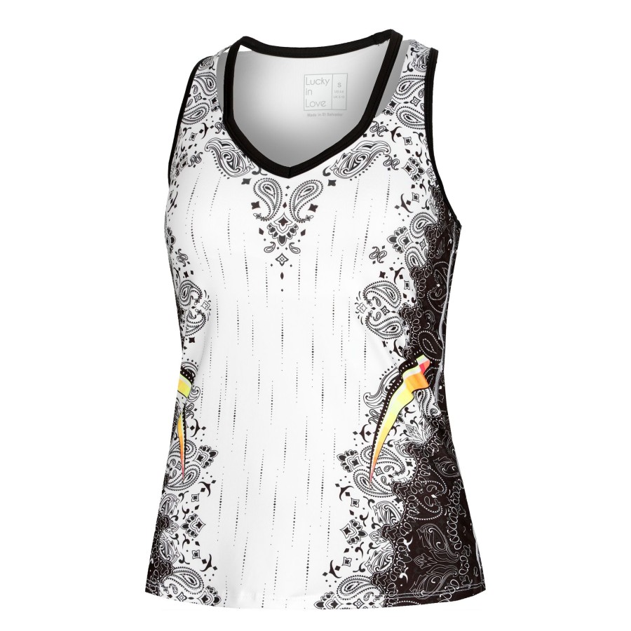 Tenniskleding Lucky in Love | Paisley In Love Tanktop Dames