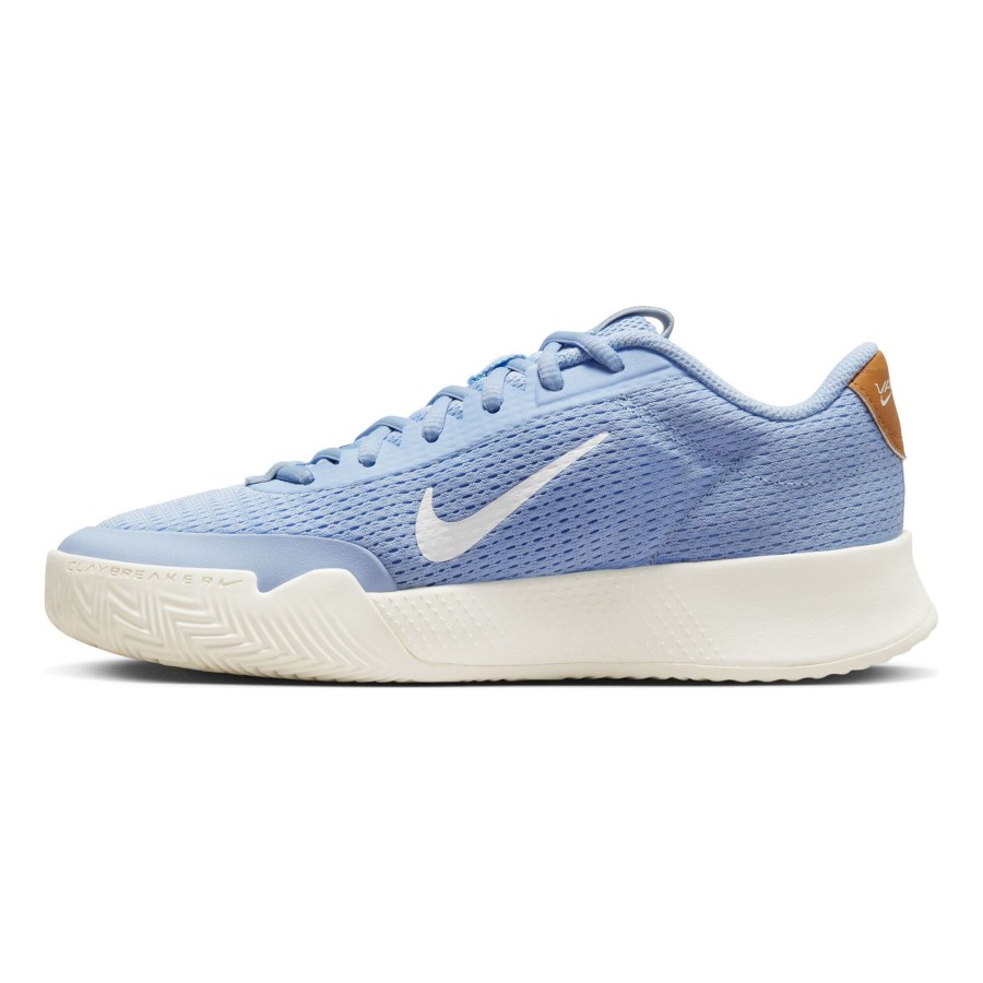 Tennisschoenen Nike | Vapor Lite 2 Gravelschoen Dames Lichtblauw, Creme