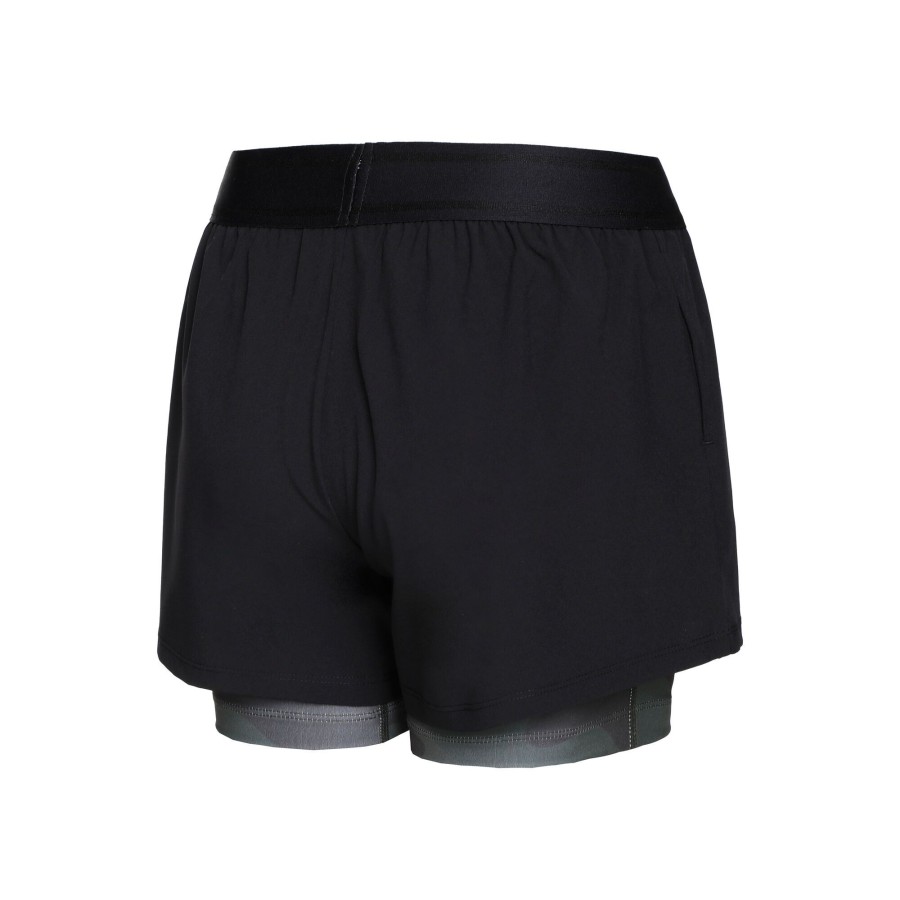 Tenniskleding Quiet Please | Point 2In1 Shorts Dames
